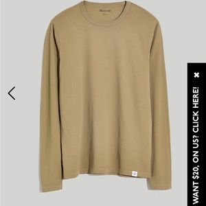 Madewell Garment-Dyed Allday Crewneck Tee Distant Surplus